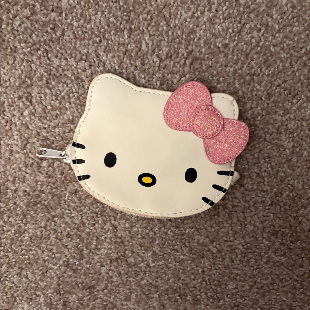Hello Kitty Cream and Pink Kids Coin Bag
